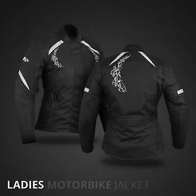 Women Motorcycle Riding Jacket Motorbike Waterproof Armoured Jackets For Ladies • £52.97