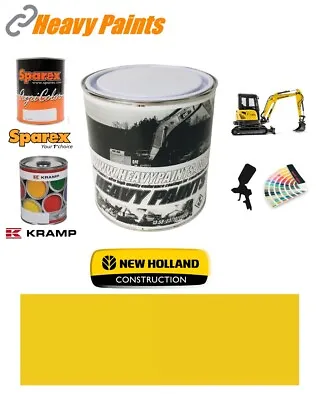 £35 • Buy New Holland Yellow Excavator Paint High Endurance Enamel Paint 1 Litre Tin
