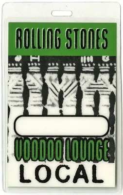 Rolling Stones Authentic 1994 Concert Laminate Backstage Pass Voodoo Lounge Tour • $17.97