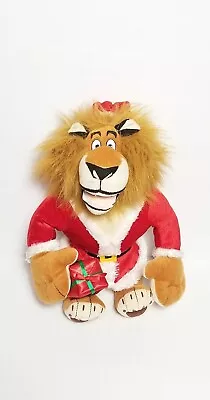 Dreamworks Merry Madagascar Lion ALEX Santa Suit 15  Christmas Plush Stuffed  • $10.10