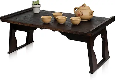 Kiri Altar Table - Premium Japanese Meditation Table & Shrine Stand - Folding Ch • $85.99