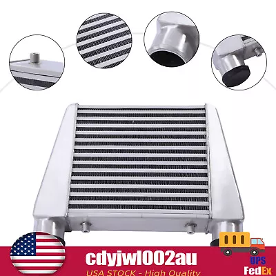 Universal Intercooler Turbo Front Mount 2.5  Inlet/Outlet Same One Side Aluminum • $94