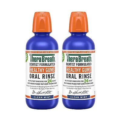 $24.31 • Buy Therabreath Healthy Gums Periodontist Formulated 24-Hour Oral Rinse With CPC, Cl