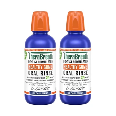 $24.31 • Buy Therabreath Healthy Gums Periodontist Formulated 24-Hour Oral Rinse With CPC, Cl