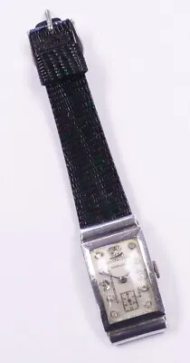 Vintage Hamilton 982 Platinum Diamond Dial 19 Jewel Wrist Watch ~ Free Shipping • $1899.99