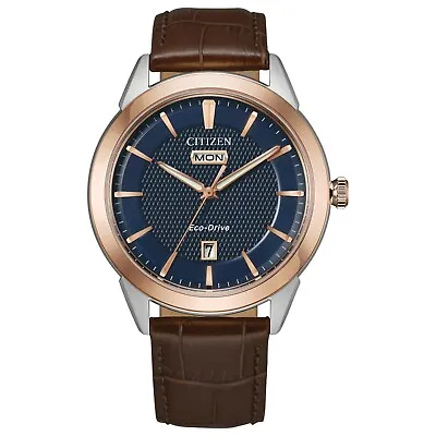 Citizen Eco-Drive Corso Day Date Indicator Men's 40 MM Watch AW0096-06L • $131.99