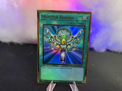 2020 Yugioh Maximum Gold MAGO-EN045 Monster Reborn 1st Edition Gold Rare • $0.99