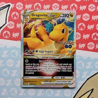 Dragonite VSTAR SWSH236 - Pokémon GO Promo - Pokémon Card TCG • $3.95