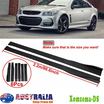 86.6  Side Skirts Extension For Holden Commodore VE Series 1 SS SV6 Panel Lip • $45.95