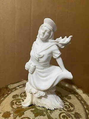 Marble Statue Of A Mermaid In A Sailors Uniform • $125