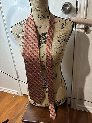 Vintage Versace Medusa Head Neck Tie 100% Silk Multi Colored • $39.99