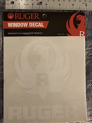 Ruger Logo 6” Window “ White” Decal • $9