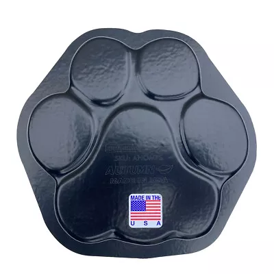 AUTUMN Dog Cat Paw Print Concrete Cement Stepping Stone Non-Slip Mold • $22.99