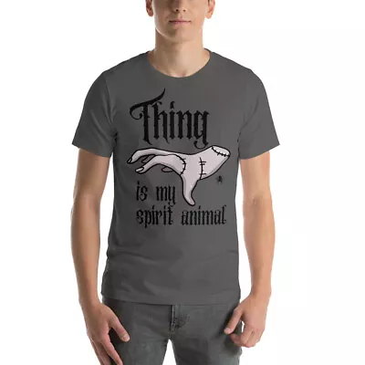 Thing Is My Spirit Animal T-Shirt Wednesday Addams Family T-Shirt Halloween • $24.50