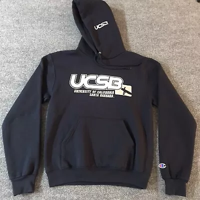 UCSB Sweatshirt Men's Small Blue Hoodie Santa Barbara Gauchos Champion • $24.99