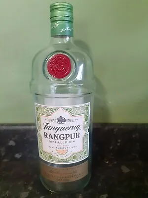 EMPTY Tanqueray Rare Rangpur Limes Gin - 1 Ltr - Crafts Wedding Lamp - VGC • £2.49