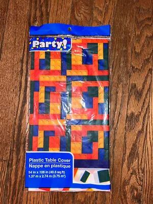 Children's Primary Color Building Blocks Birthday Party Table Unique RARE! • $15