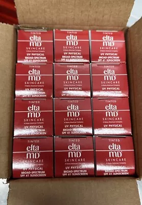 Box Of 12 - Elta MD TINTED UV Physical Broad Spectrum SPF 41 3oz EXP 11/24 • $249.99