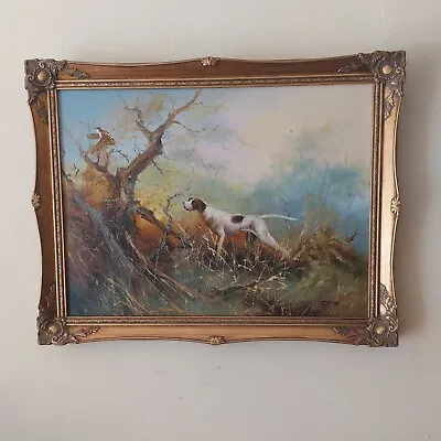 £120 • Buy Hunting Oil Painting By J Fitz.