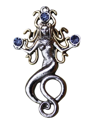 £12.60 • Buy Gorgon Pendant Necklace, Briar, Gothic, Sexy Medusa, Snakes Greek Mythology Gift