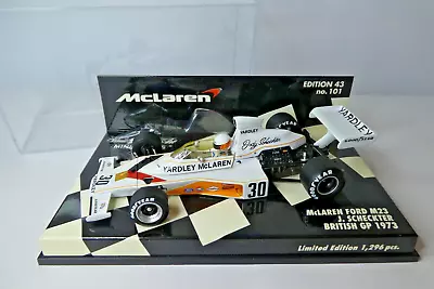 1/43 Minichamps 1973 McLaren Ford M23. Jody Scheckter British GP • $62.17