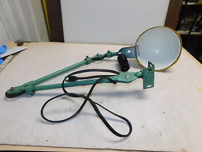 Vintage Fostoria Industries Localite Industrial Machine Lamp / Light  - PARTS • $41