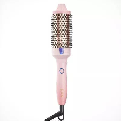 K K Hot Hair Brush Keratin Protect Heated Barrel Thermal Brush Ionic Smooth... • £29.99