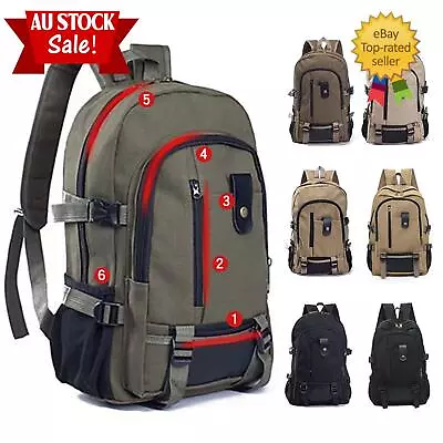  2024 Waterproof Laptop Backpack - Multi-Pocket Design For Travel & Work  • $9.99