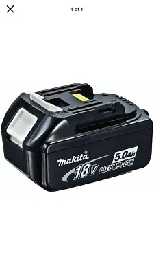 Makita 5.0ah Battery 18v Li-on • £55