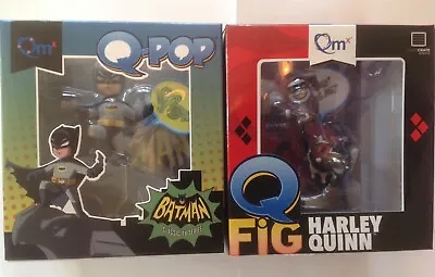 Q Fig DC Batman & Harley Quinn Bundle Of Boxed Figures • £16.25