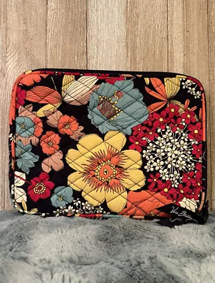 Vera Bradley Black Floral E-Reader Sleeve Cover Case • $11.99