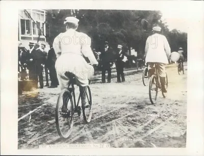 $10 • Buy Press Photo Bloomer Girls Riding Bicycles Circa 1900