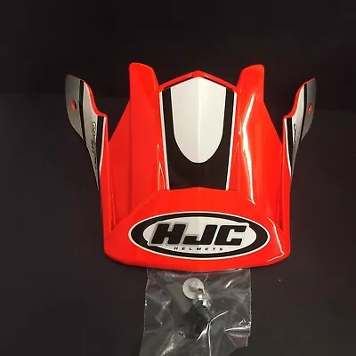 Vintage Motocross Helmet Visor HJC CL-X3C SN Orange • $34.95