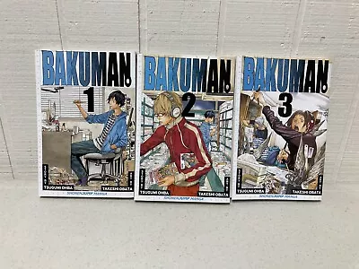 Bakuman English Manga Lot Of 3 #1-3 Bakuman English Manga Book Lot • $12