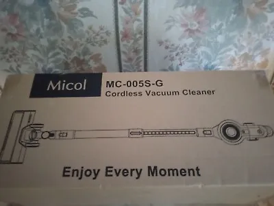 Micol MC-005S-G Cordless Vacuum Cleaner Open Box  Complete • $65