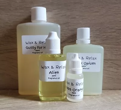 Designer Fragrance Oils For Candles Wax Melts Diffusers Bath Bombs Soaps UK  • £3.25