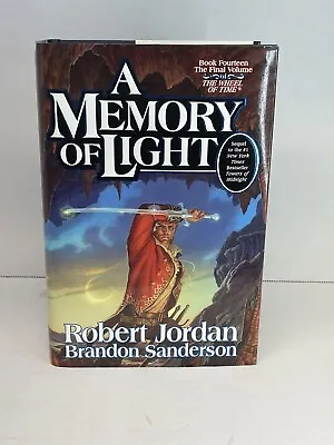 SIGNED Wheel Of Time - Robert Jordan A Memory Of Light 1st Edition First Print • $74.99