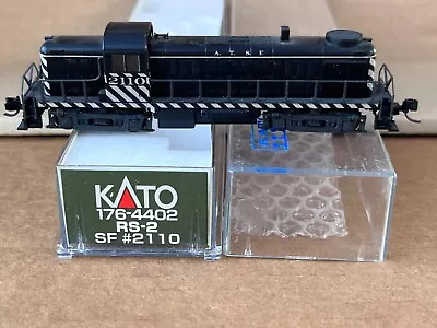 N Scale Kato Santa Fe RS-2 Alco Locomotive 176-4402 ATSF 2110  *Tested* • $94.99