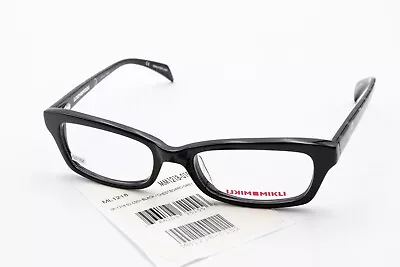 ALAIN MIKLI ML1218 C001 Black/Chessboard Grey-Black 52-18-135 Frames Flex Q53M • $30