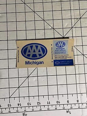 Vintage Sticker Decal AAA Protected American Automobile Association B272 • $8.43