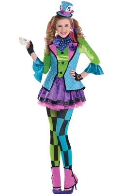 £19 • Buy Amscan Sassy Mad Hatter Costume Alice In Wonderland Girls Costume Age 6-8