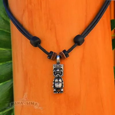 Surfer Necklace Men Women Leather Surf Jewelery Tiki Scrubs • $24.62