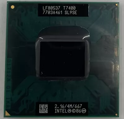 Intel Core 2 Duo T7400 Laptop CPU Processor- SL9SE • $54.99