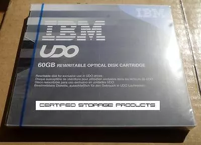 NEW IBM 59H5629 5.25  UDO 60GB Optical Disk Cartridge Rewritable R/W Sealed • $79.94