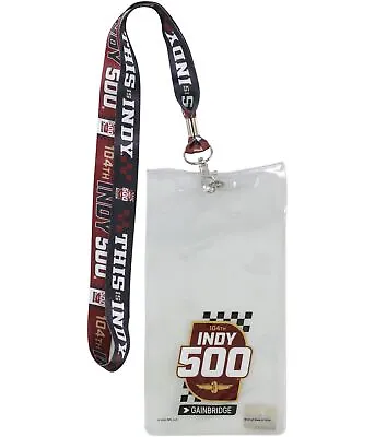 WinCraft Unisex Indy 500 Oversized Credential Lanyard Souvenir Multicoloured • $10