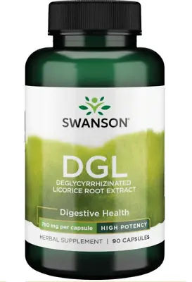 Swanson High Potency DGL 750mg X 90 Caps High Potency DGL Licorice Root Extract • £19.99