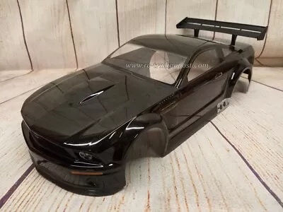 FORD MUSTANG GT-R Custom Painted RC Car Body 1/10 OnRoad HPI/4Tec2.0/V100/RDS • $69.95