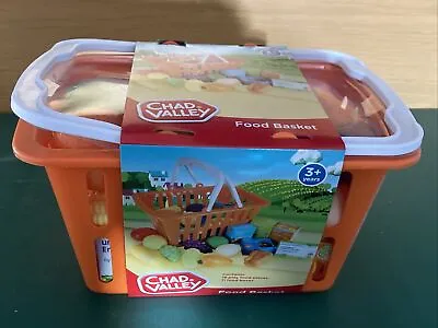 Chad Valley 29 Piece Play Food Basket Set. Age Suitability 3 Years & Over • £10