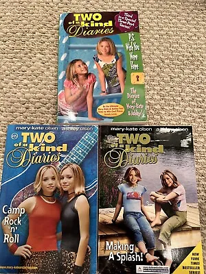3x Mary-Kate And Ashley Olsen Two Of A Kind Book Series Bulk Lot  • $14