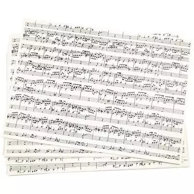 10 X 21cm Music Notes Musician Design Paper Craft Card Making Scrapbooking 100g • £4.99